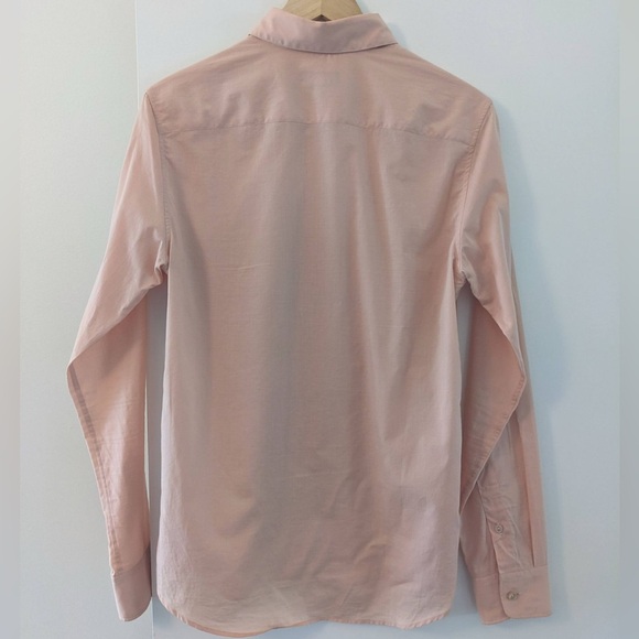 A.P.C. Salmon Pink Lightweight Button-Down Shirt - Picture 2 of 4